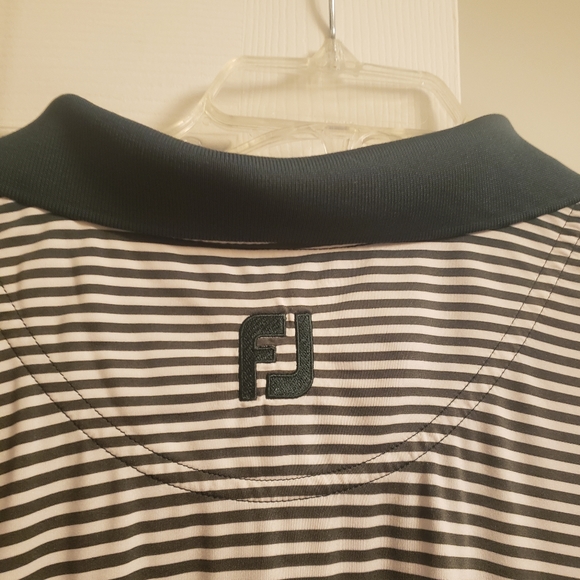 FootJoy Sea Island Striped Polo XL - Picture 6 of 6